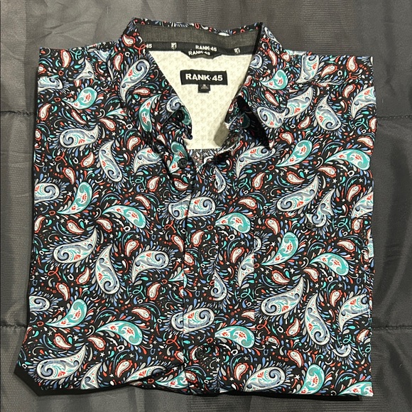 Men's Country Paisley Print Shirt - Multicolor - Picture 1 of 3